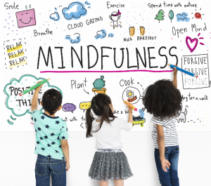 mindfulness for kids example, kids drawing